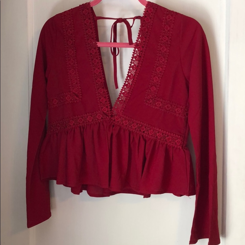 Crimson Blouse